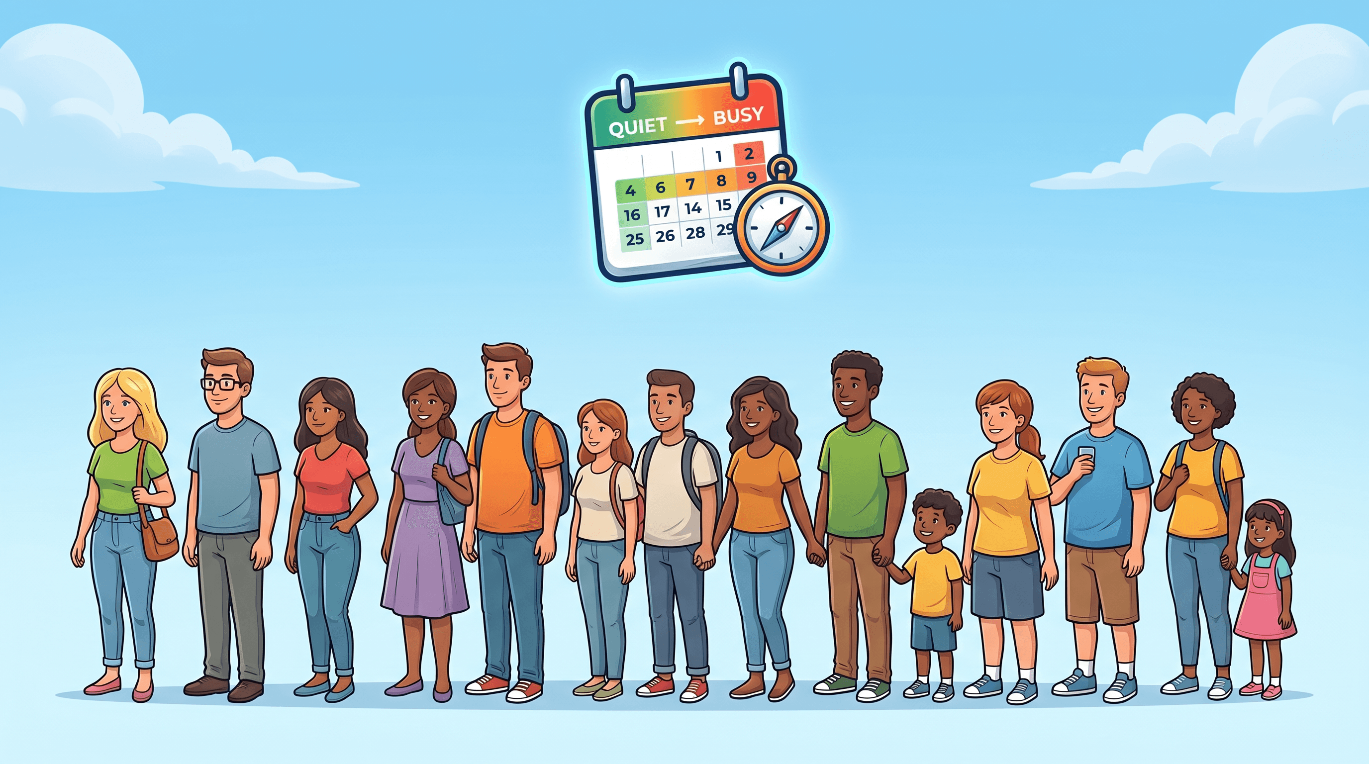Crowd calendar hero